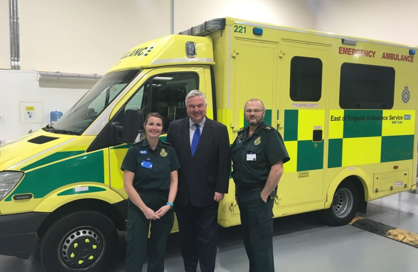 Ambulance hub in Stevenage