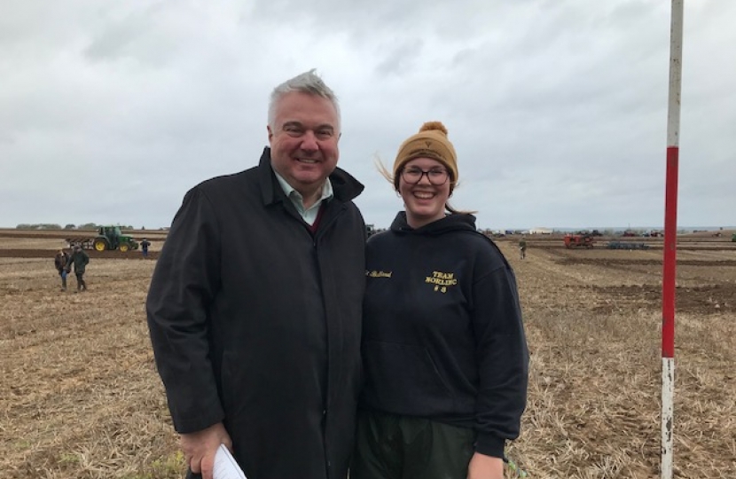 Ellie Bullard, 2017 Hertfordshire ploughing champion