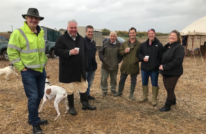 From left to right: Robert Law,Oliver Heald,Peter Allen, Derek Allen, Ros David, Alison Fox