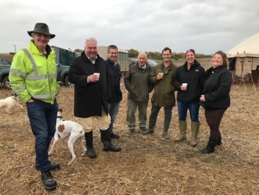 From left to right: Robert Law,Oliver Heald,Peter Allen, Derek Allen, Ros David, Alison Fox