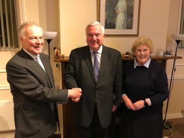 Lord Trenchard, Sir Oliver Heald and NEHCA Chairman Lynda Needham